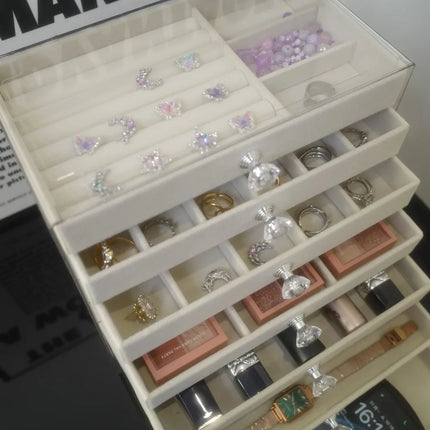 7-Tier Acrylic Jewelry Storage Box