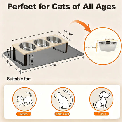 Elevated Pet Feeding Set