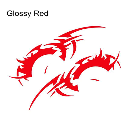 Flame Pattern Car Decal