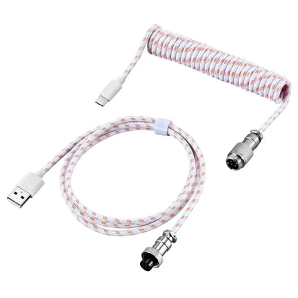 Coiled Mechanical Keyboard Cable