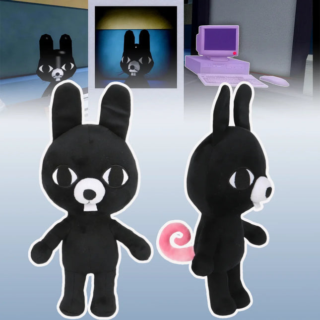 Kawaii Black Rabbit Plush Toy