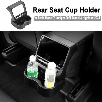 Rear Seat Cup Holder Organizer