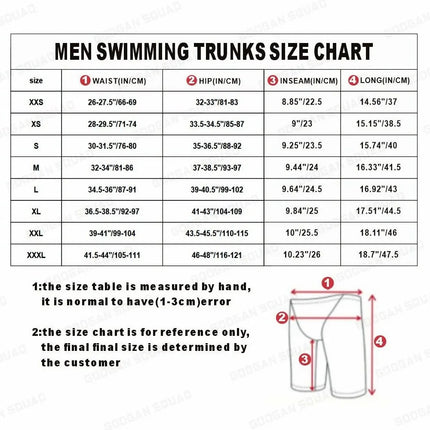 Men Swimwear Jammer Surf Shorts