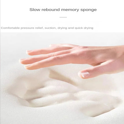 Thick Curved Absorbent Bathroom Mat