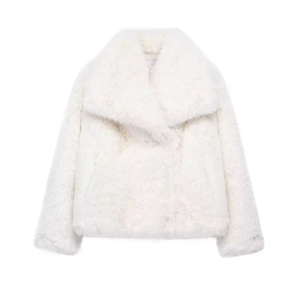 Women's Fluffy Faux Fur Coat