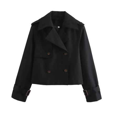 Women's Cropped Trench Jacket