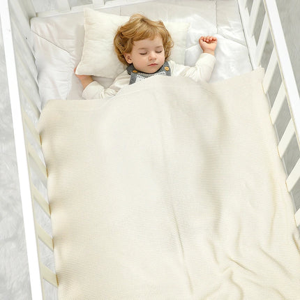 Soft Cotton Knit Baby Blanket