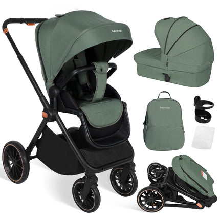 2-in-1 Lightweight Baby Stroller