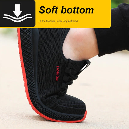 Unisex Breathable Steel Toe Safety Shoes