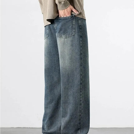 Men’s Retro Wide-Leg Jeans