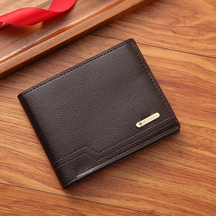 Fashionable Men's Bifold Short Wallet