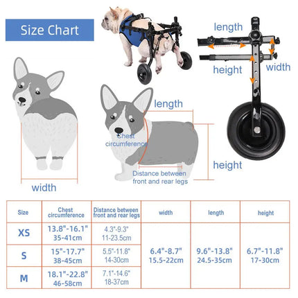 Adjustable Pet Wheelchair