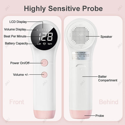 Portable Fetal Doppler Monitor