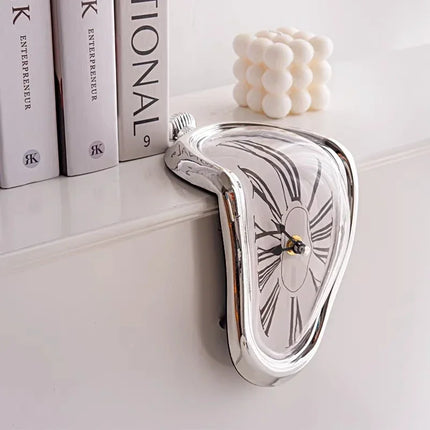 Melting Design Decorative Clock
