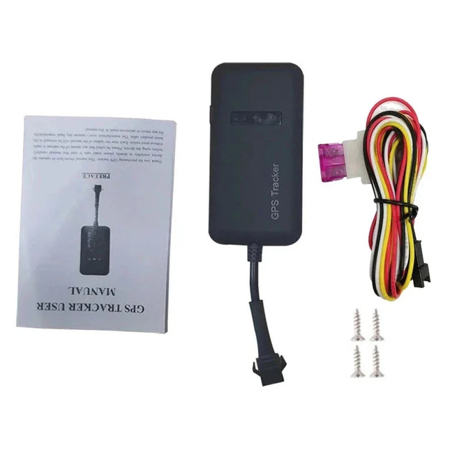 Wired GPS Vehicle Tracker with Security Alarms