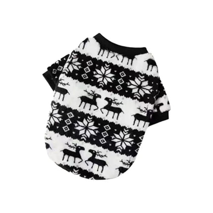 Heart Print Flannel Dog Vest
