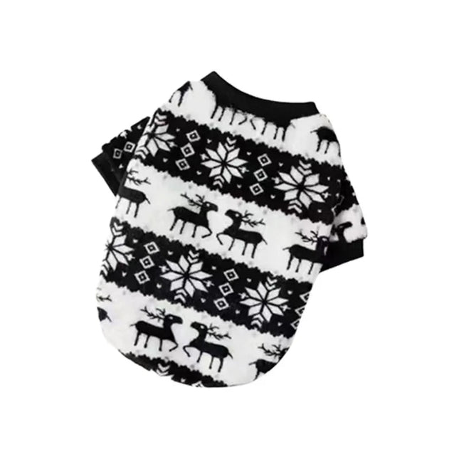 Heart Print Flannel Dog Vest