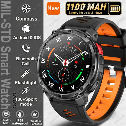 Military-Grade Sports Smartwatch