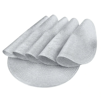Round Woven Placemat Set