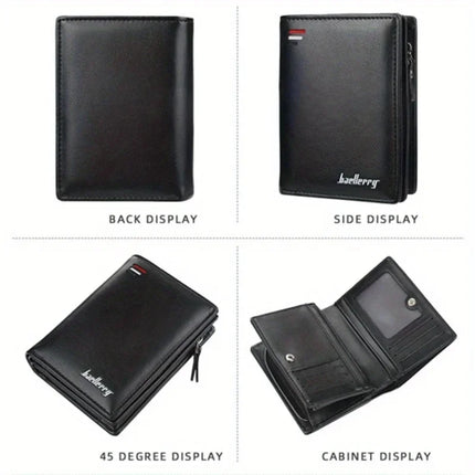 PU Leather Zipper Wallet