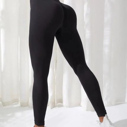 High-Waist Seamless Yoga Leggings