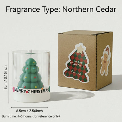 Christmas Scented Glass Candle
