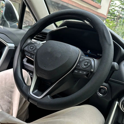 Universal Leather Steering Wheel Cover