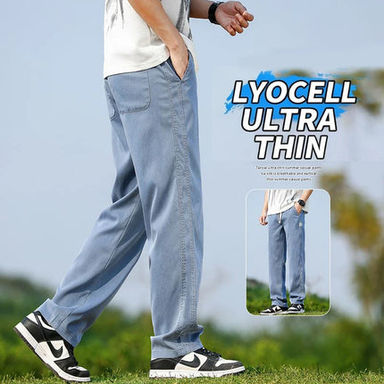 Men’s Loose Lyocell Summer Jeans