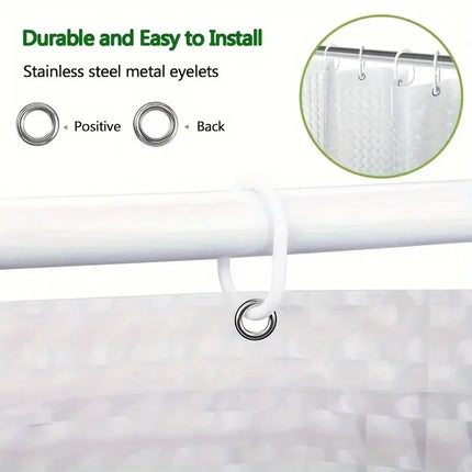 Clear Waterproof Shower Curtain Liner