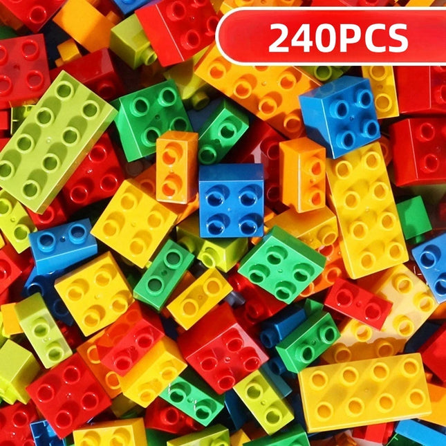 240-Piece Construction Building Block Set