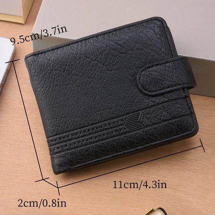Slim Zipper Leather Wallet