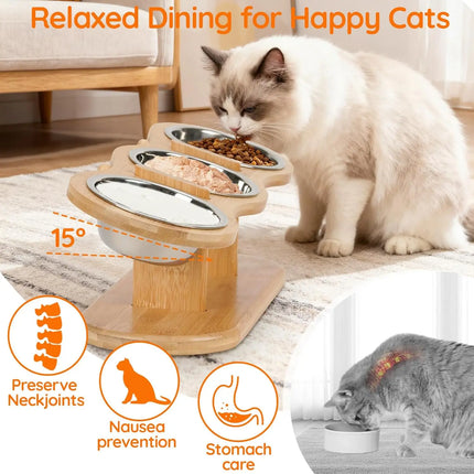 Elevated Cat Bowl Stand