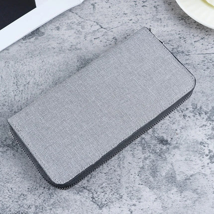Long Canvas Wallet