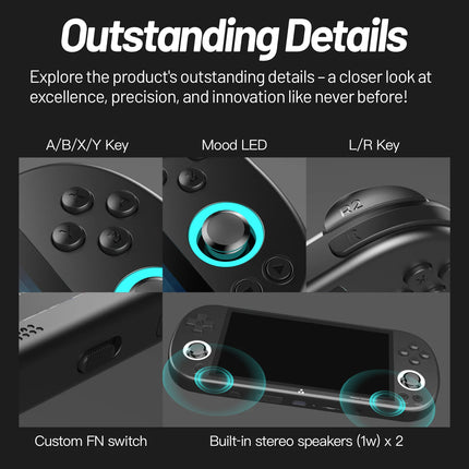 4.96-Inch Retro Handheld Game Console