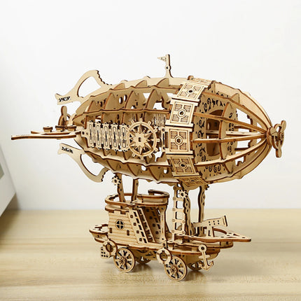 3D Wooden Airship Puzzle