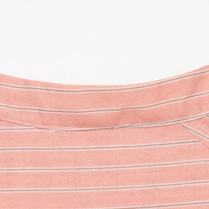 Striped Asymmetric Button Shirt