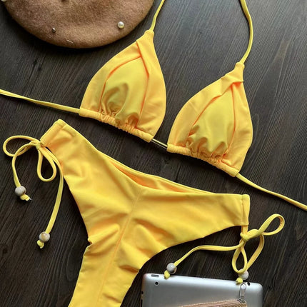 Triangle Push-Up Bikini Set