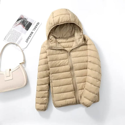 Women's Lightweight Hooded Puffer Jacket