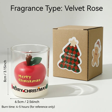 Christmas Scented Glass Candle