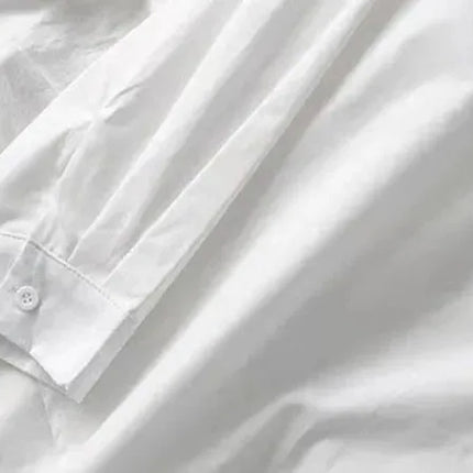 Oversized White Pocket Shirt