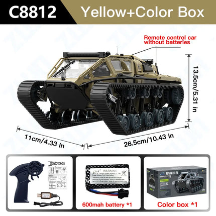 LED Tracked RC Tank Toy