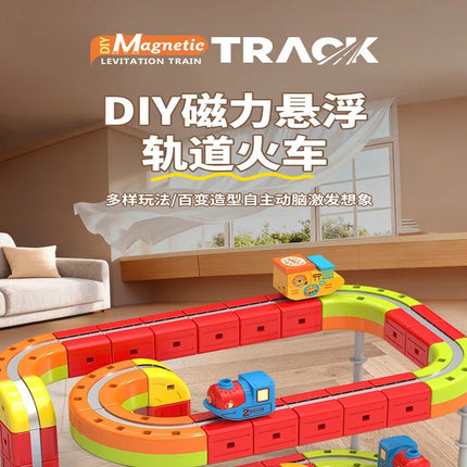 Magnetic Anti-Gravity Electric Train Track Set for Kids