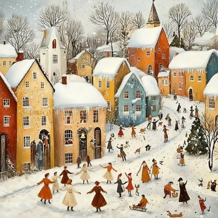 Winter Village Jigsaw Puzzle