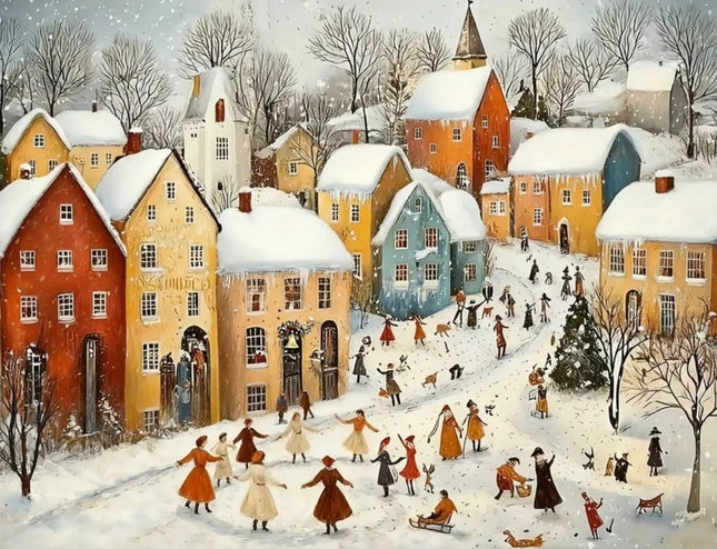 Winter Village Jigsaw Puzzle