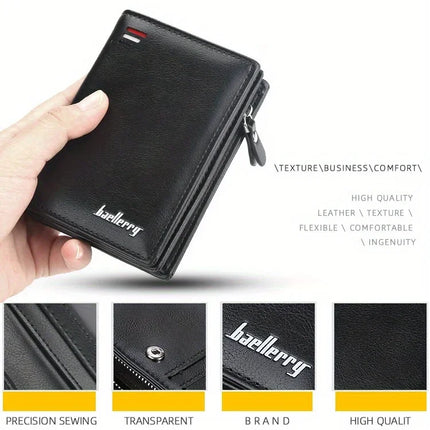PU Leather Zipper Wallet