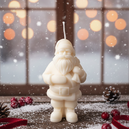 Santa Candles for Festive Decor and Holiday Spirit