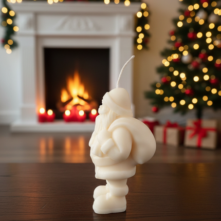 Santa Candles for Festive Decor and Holiday Spirit
