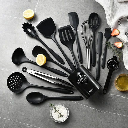 15-Piece Silicone Kitchen Utensil Set