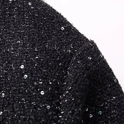 Women's Gold Sequin Jacket