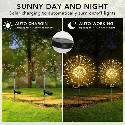 LED Solar Firework String Lights
